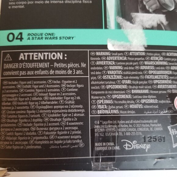 Star Wars Chirrut Imwe Figurine the Black Series Rouge One A Star Wars Story - Picture 7 of 12